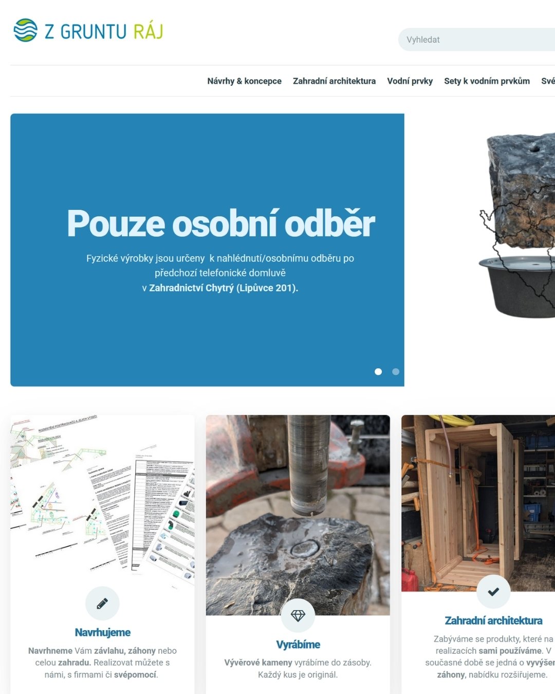 Spustili jsme nový e-shop Z Gruntu ráj! Návrh závlahy nyní vyřešíte na pár kliknutí